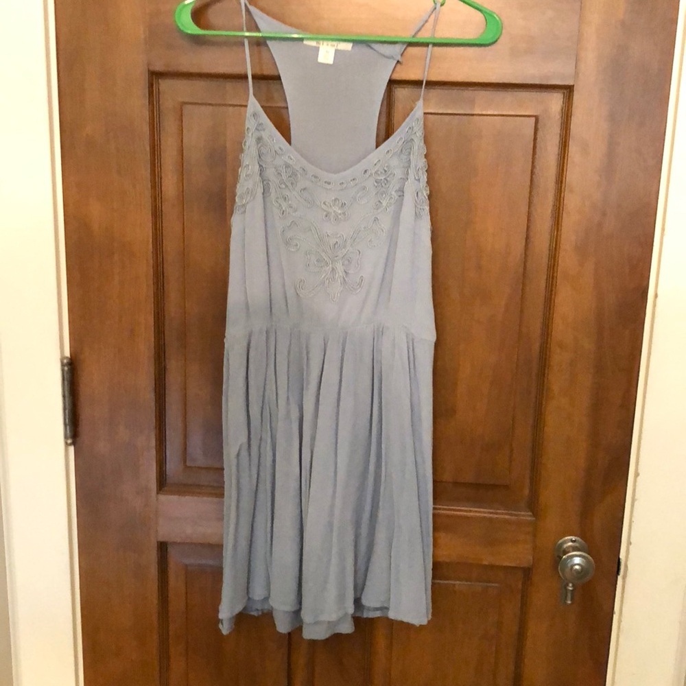 Boho blue dress